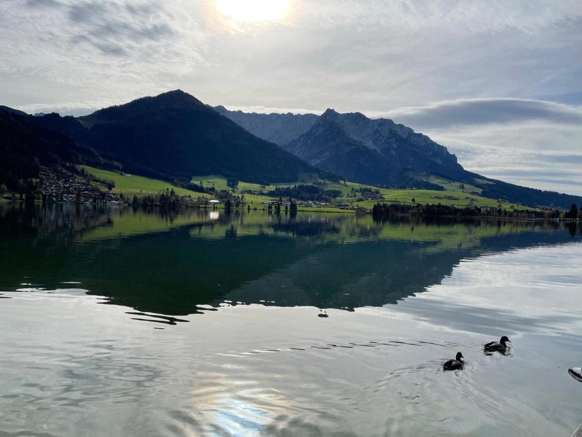 Ferienhaus Kaiserblick - Fewo2 Walchsee Esterno foto